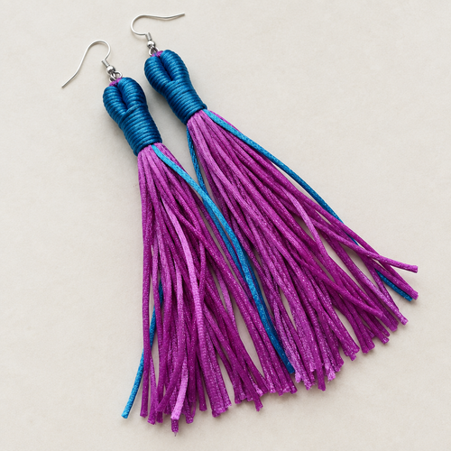 Diagonal earrings product photo