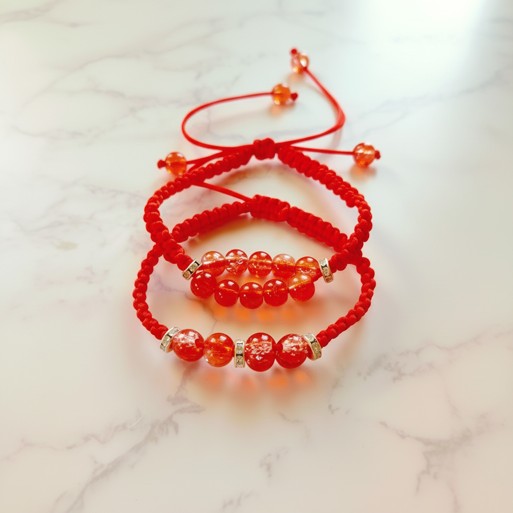 Redeemed in Red Bracelet Set