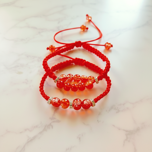Redeemed in Red Bracelet Set